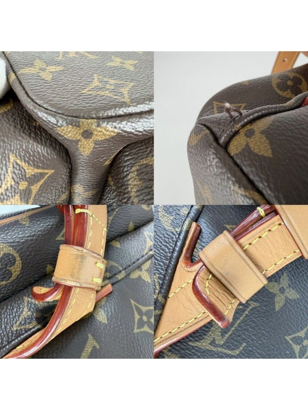 Louis Vuitton Backpack Trio Monogram Canvas Brown Gold - Picture 10 of 10